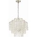 Brielle 4 Light 18 inch Antique Silver Chandelier Ceiling Light
