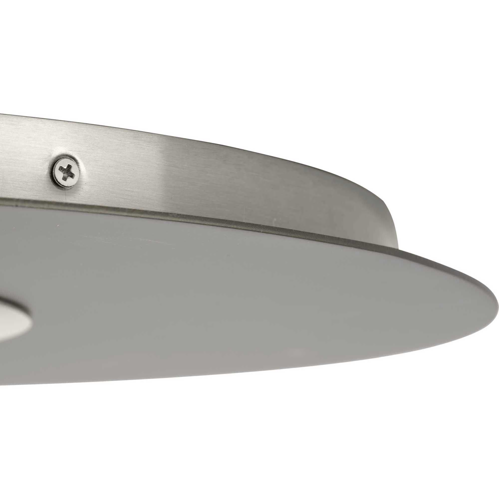 Trimble 3 Light 18 inch Brushed Nickel Flush Mount Ceiling Light in Burnished Nickel, Design Series