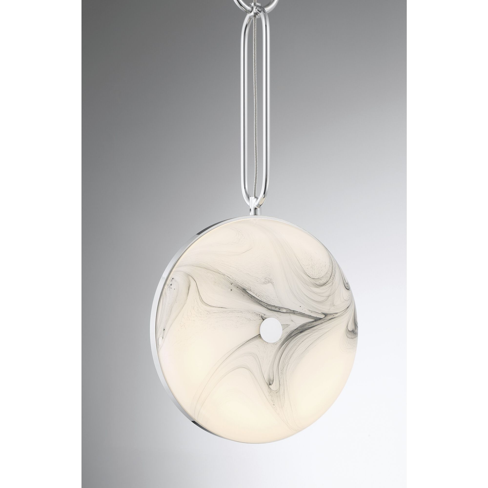 Disuco LED 7 inch Chrome Pendants Ceiling Light