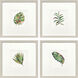 Palm Springs Leaves Green and Red and Pink and Purple Framed Art, Propac