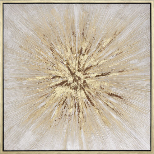 Mohr Gold and White Framed Wall Art