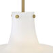 Molly 1 Light 12 inch Lacquered Brass Pendant Ceiling Light