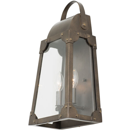 Arlington 2 Light 9 inch Aged Bronze Wall Sconce Wall Light