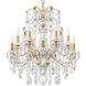 Century 12 Light 30 inch French Gold Chandelier Ceiling Light