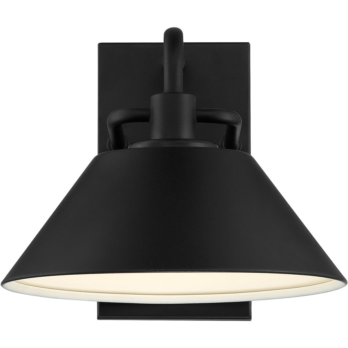 Avalon LED 8 inch Black Outdoor Wall Sconce