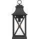 Ellerbee 1 Light 21 inch Mottled Black Outdoor Wall Lantern, Large