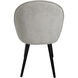 Clarissa Grey Dining Chair in Light Grey, Set of 2