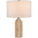 Hippodrome 21 inch 100 watt Natural Table Lamp Portable Light