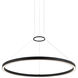 O'hara LED 31.88 inch Matte Black Chandelier Ceiling Light