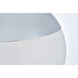 Eclipse 1 Light 10 inch Chrome Pendant Ceiling Light