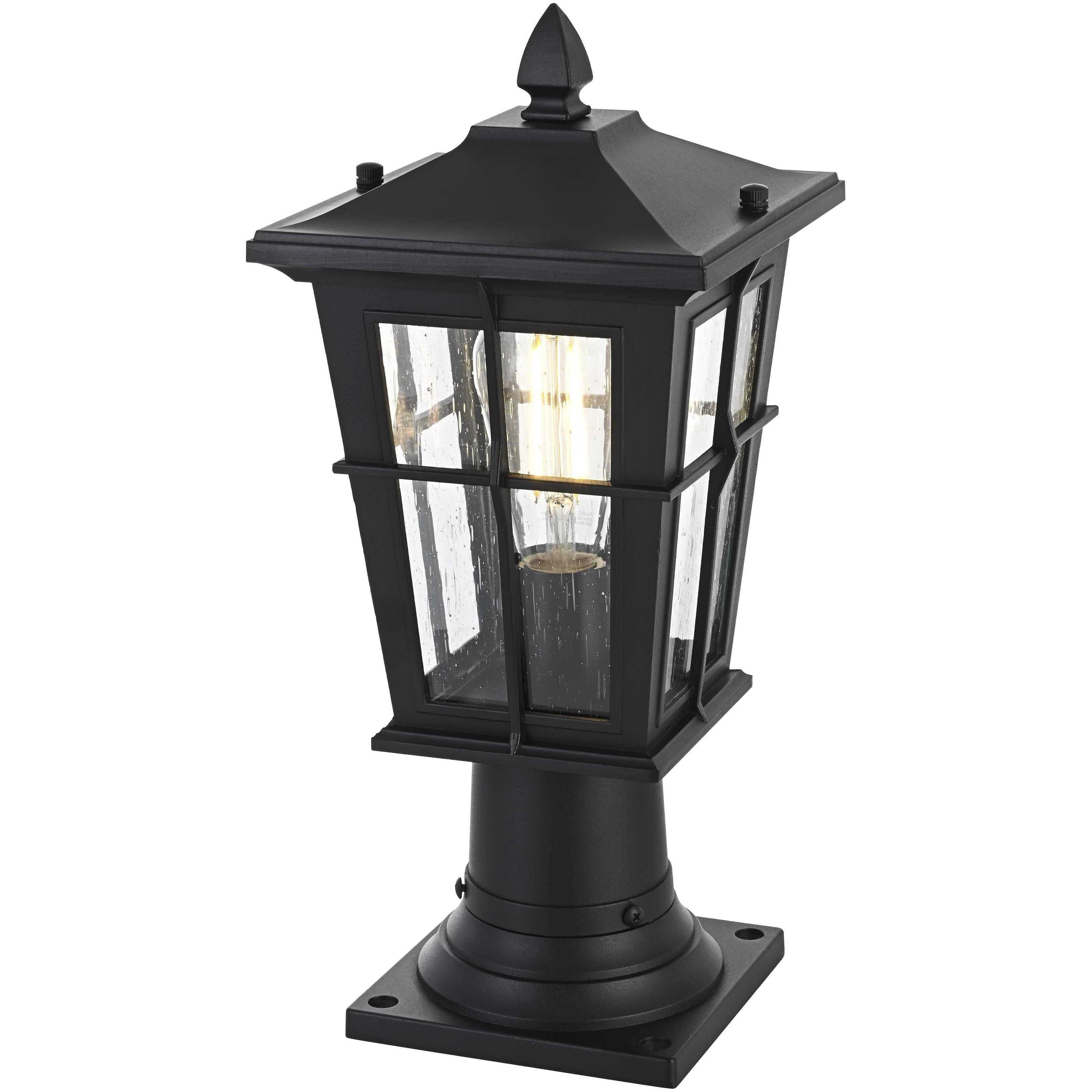 Bodine 1 Light 16 inch Black Outdoor Post Light
