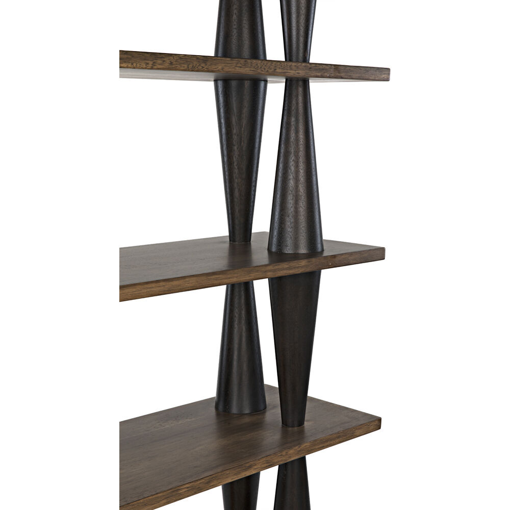 Mood Dark Walnut Bookcase