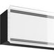 Phase 6.3 LED 36 inch Black Linear Vanity Light Wall Light