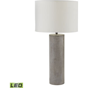 Cubix 29.25 inch 9.00 watt Polished Concrete Table Lamp Portable Light