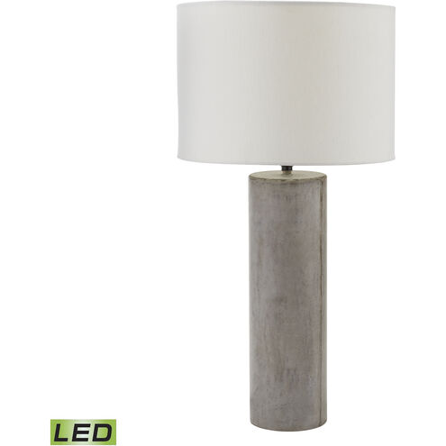 Cubix 29.25 inch 9.00 watt Polished Concrete Table Lamp Portable Light