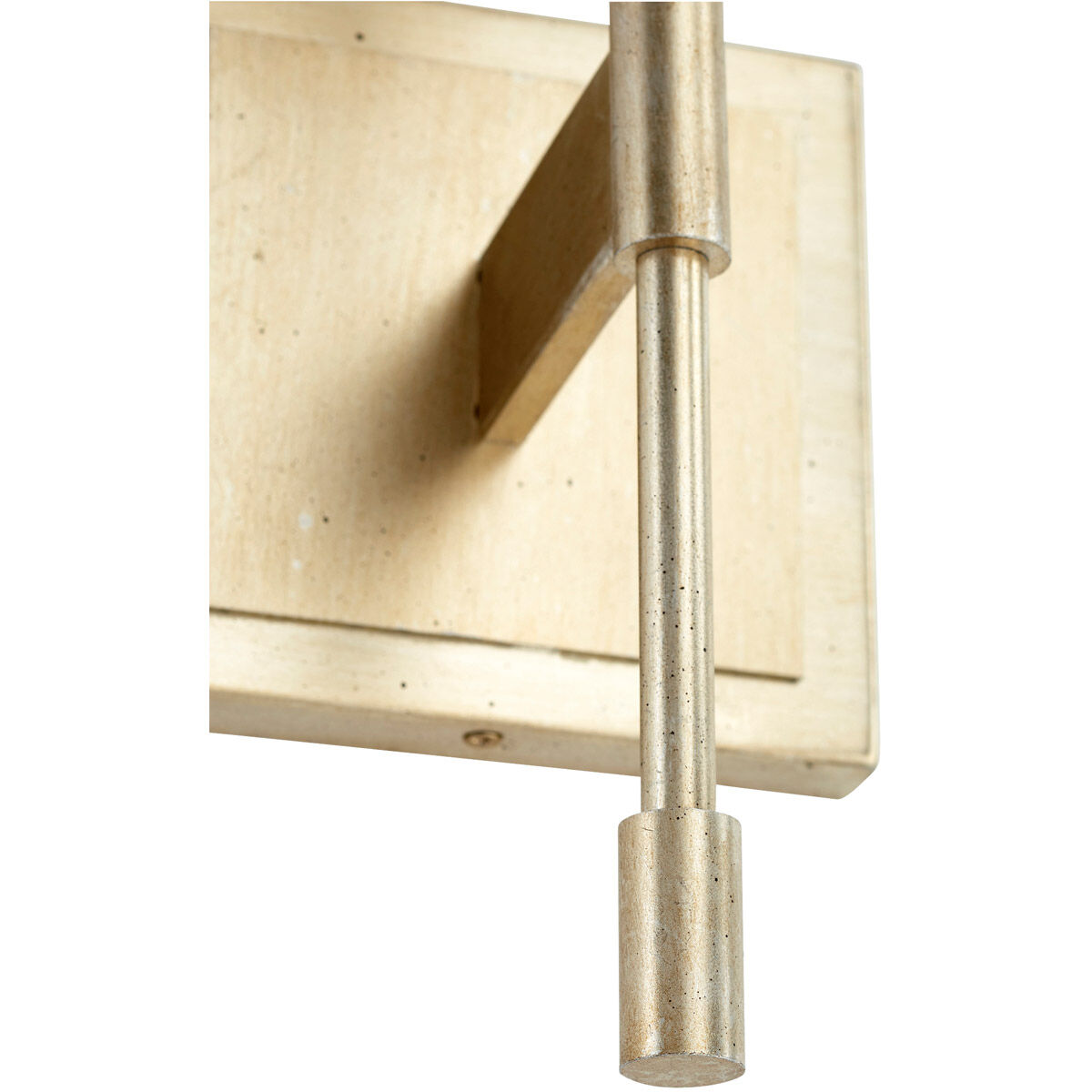 Kubel 1 Light 8 inch Aged Silver Leaf Wall Sconce Wall Light