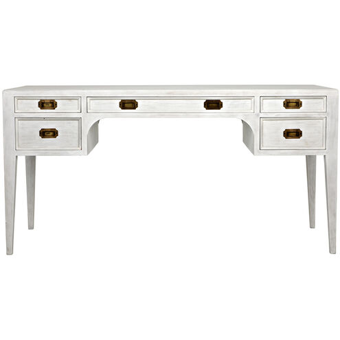 Africa 60 X 26 inch White Wash Desk