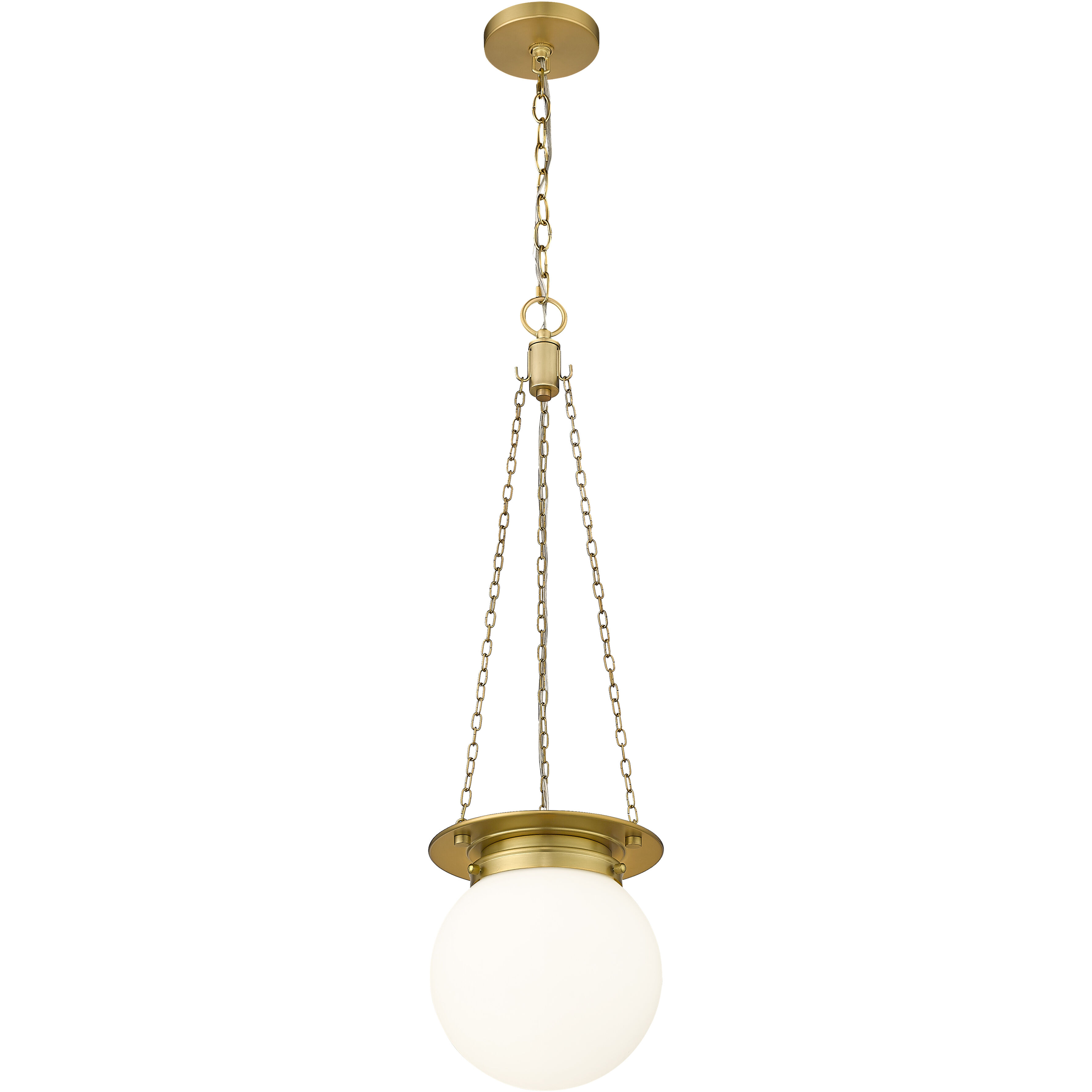 Calhoun 1 Light 9 inch Heritage Brass Pendant Ceiling Light
