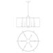 Santina 6 Light 28 inch English Bronze Chandelier Ceiling Light