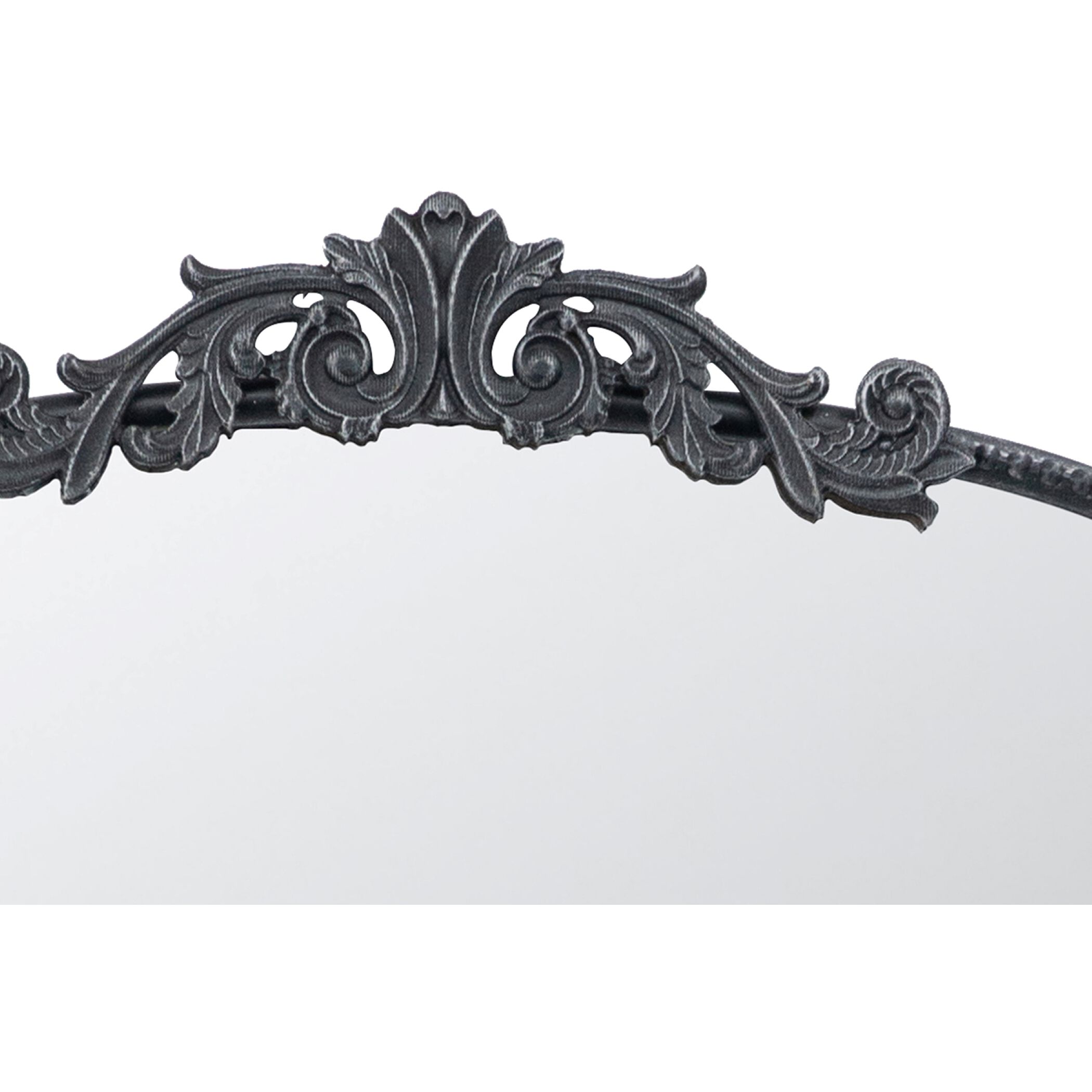 Baroque Inspired 36 X 24 inch Black Mirror