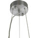 Canada 6 Light 16 inch Silver Chandelier Ceiling Light