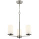 Verlana 3 Light 19 inch Brushed Nickel Chandelier Ceiling Light