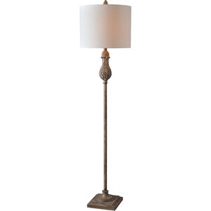 Plume 17 inch 150.00 watt Weathered Wood Floor Lamp Portable Light