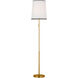 kate spade new york Ellison 59 inch 9.00 watt Burnished Brass Floor Lamp Portable Light
