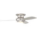 Baird 52 inch Brushed Nickel with 0 Blades Indoor/Outdoor Ceiling Fan