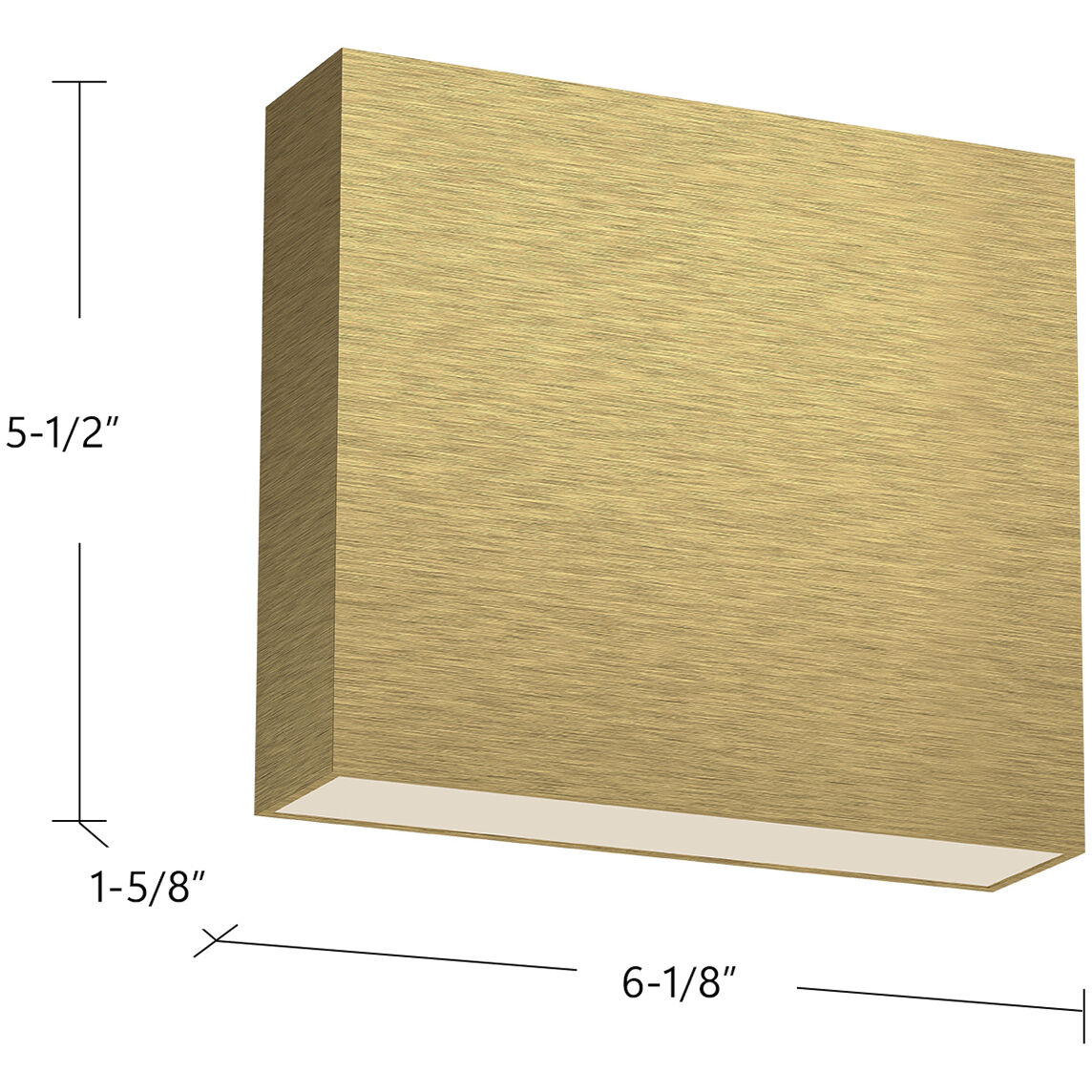 Mica All-terior Wall Light in Brushed Gold