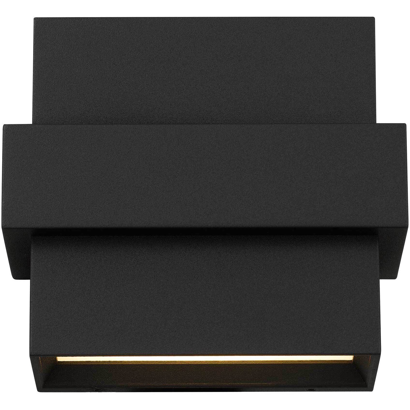 Summit LED 5 inch Sand Black Outdoor Wall Sconce