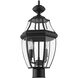 Westover 2 Light 18.25 inch Black Outdoor Post Mount Fixture