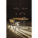 Lex 12 Light 39 inch Matte Black Chandelier Ceiling Light