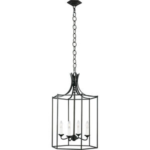 AH by Alexa Hampton Bantry House 4 Light 17 inch Smith Steel Lantern Pendant Ceiling Light