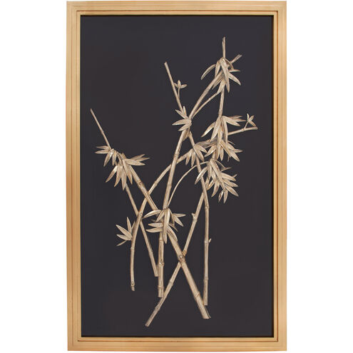 Bamboo Gold Wood Wall Art