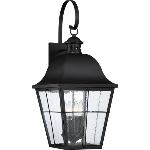 Millhouse 4 Light 27 inch Mystic Black Outdoor Wall Lantern