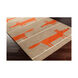 Scion 63 X 39 inch Burnt Orange/Dark Brown/Ivory Rugs, Wool