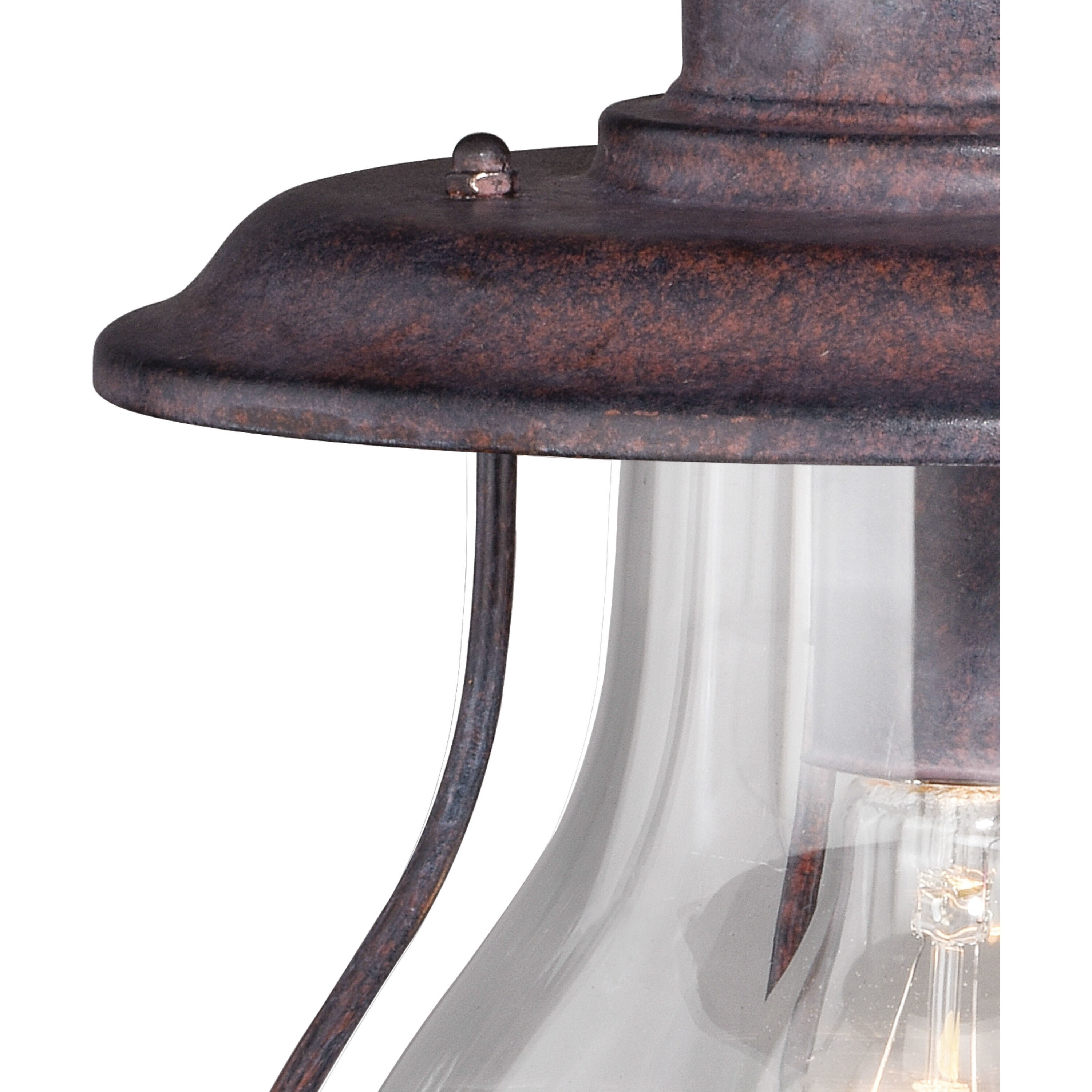 Dockside LED 8 inch Weathered Patina Outdoor Pendant