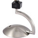 Orb 120 Brushed Nickel LED Track Head - J-Type Ceiling Light