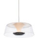 Branwen LED 9 inch Chrome Mini-Pendant Ceiling Light, dweLED