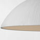Kelly Wearstler Utopia LED 30 inch Plaster White Sculpted Pendant Ceiling Light
