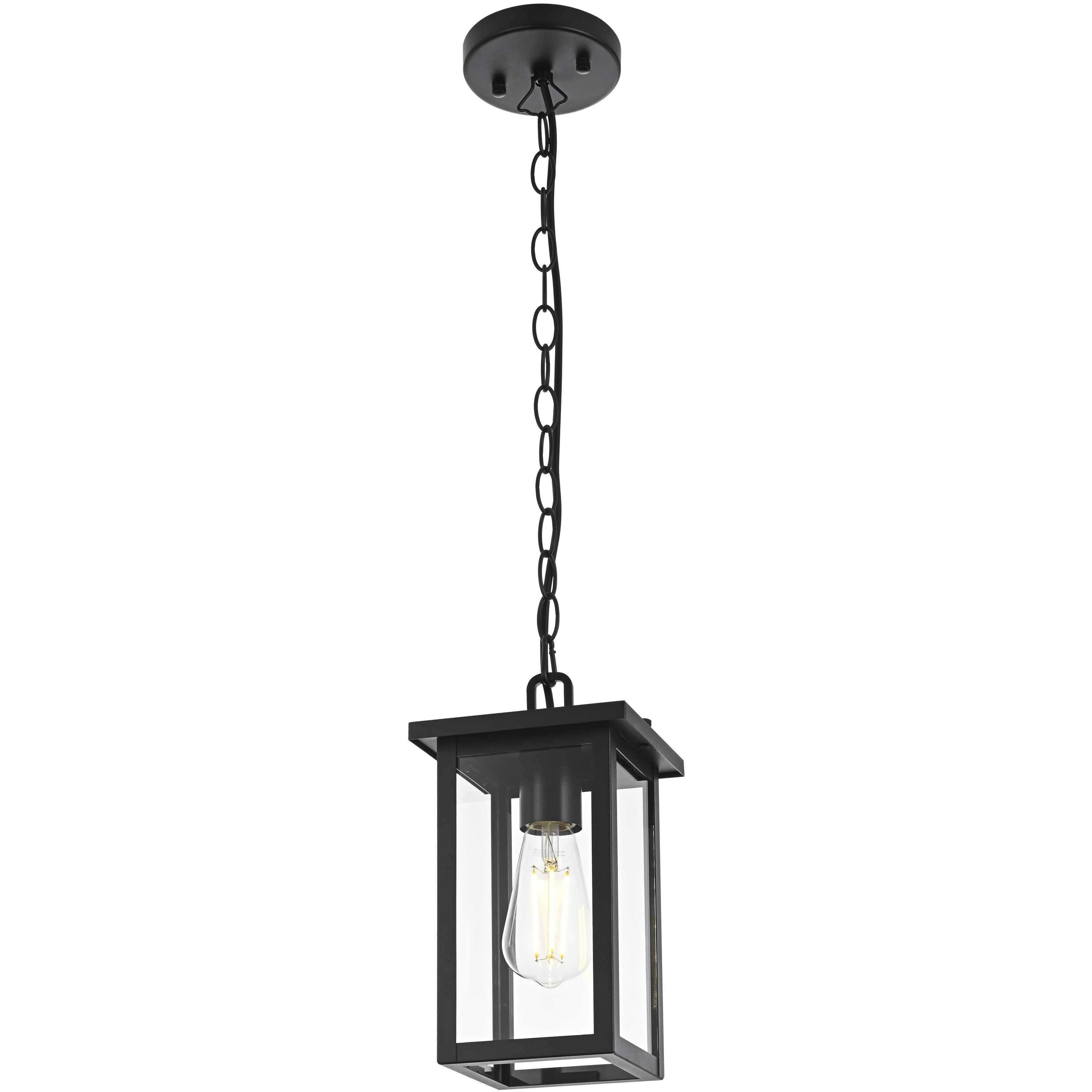 Venango 1 Light 6 inch Black Outdoor Pendant