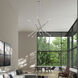 Soho 10 Light 28 inch Polished Chrome with Polished Brass Accents Chandelier Ceiling Light