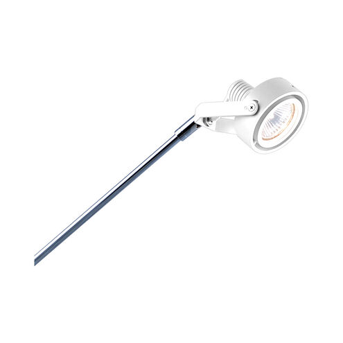 Series 154 50 watt 3.25 inch White with Chrome Arclight Wall Light, Clamp Mount