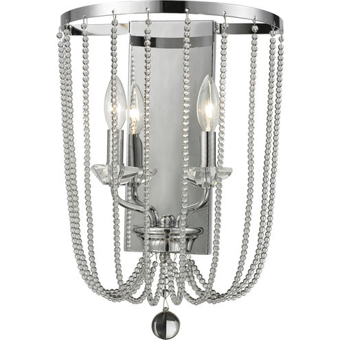 Serenade 2 Light 12 inch Chrome Wall Sconce Wall Light