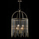 Lewis 6 Light 20.75 inch Aged Brass Pendant Ceiling Light