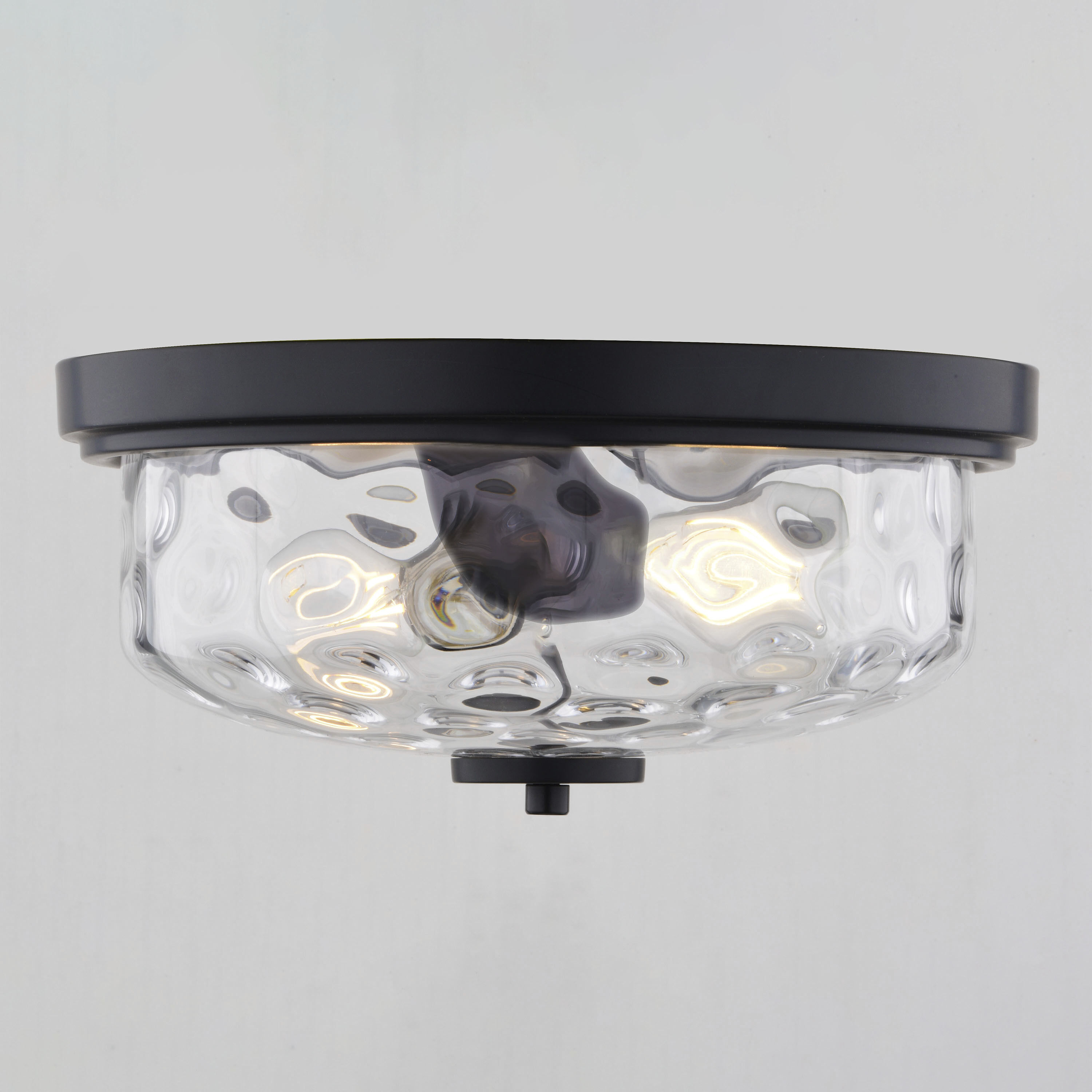 Northlake 2 Light 13 inch Matte Black Flush Mount Ceiling Light