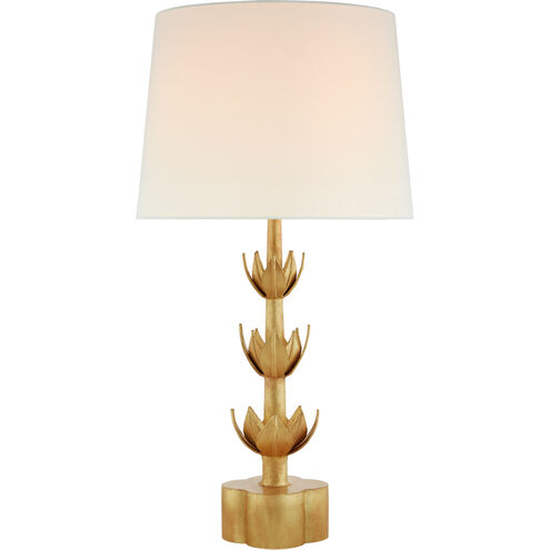 Julie Neill Alberto 32.25 inch 100 watt Antique Gold Leaf Table Lamp Portable Light, Large
