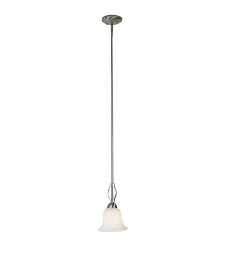 Glasswood 1 Light 7 inch Brushed Nickel Mini Pendant Ceiling Light