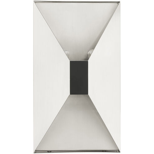 Lexford 2 Light 7 inch Brushed Nickel ADA ADA Sconce Wall Light